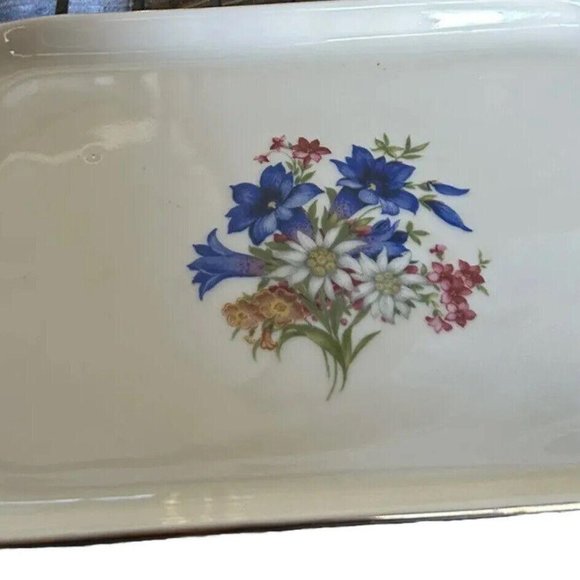 Great Gift!! 🎁 Tray Tray Blue Bonnets Beneve Switzerland - Picture 1 of 3